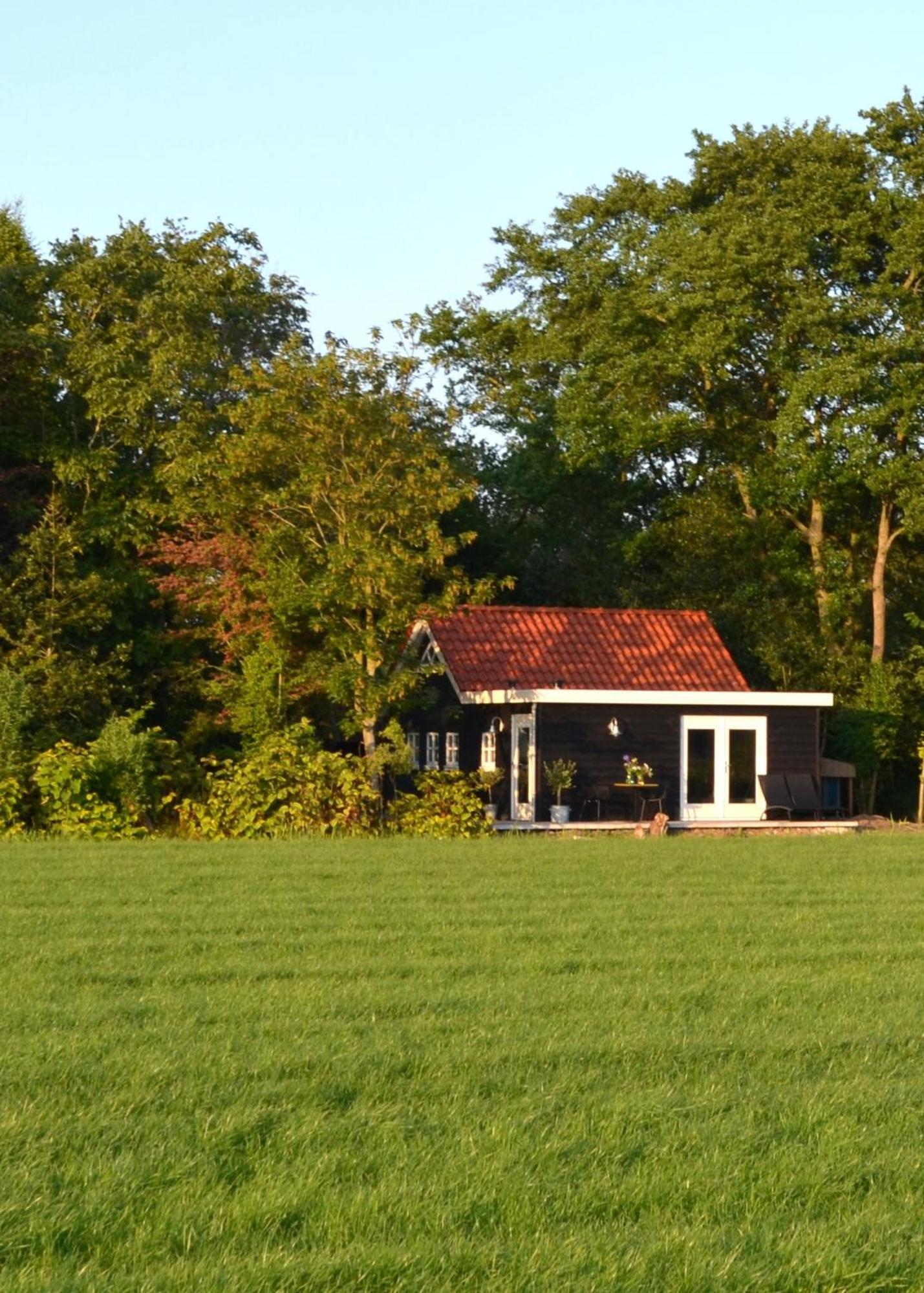 Prive In Een Bosrijke Omgeving Welkom Bij Gastenverblijf Het Ontsnapte Schaap In Jubbega Exterior photo
